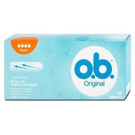 O.b. Original Super Sanitary Pads 16 pcs