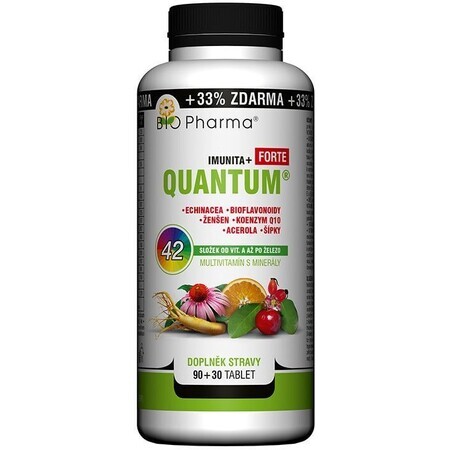 Bio Pharma Quantum Immunity+Forte 42 ingrediënten 120 tabletten