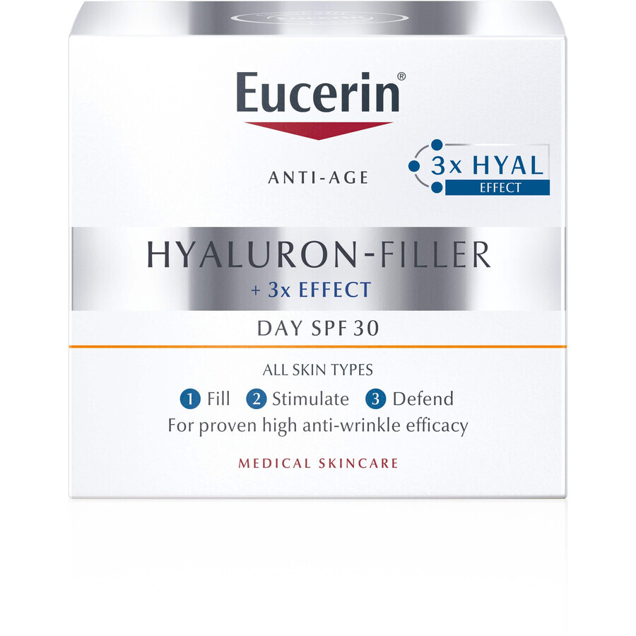 Eucerin Hyaluron-Filler+ Cremă de zi SPF 30, 50 ml