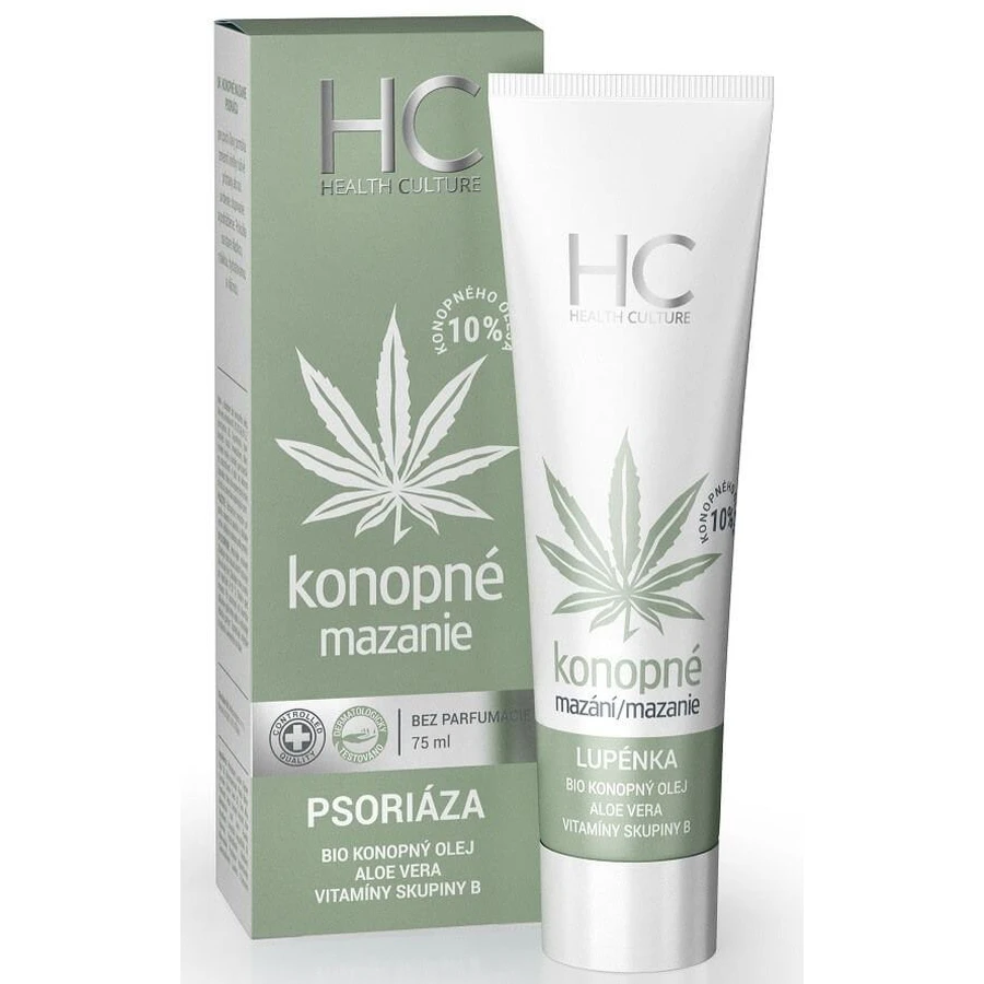 Cultura della salute Lubrificazione alla canapa PSORIASE ung 75 ml
