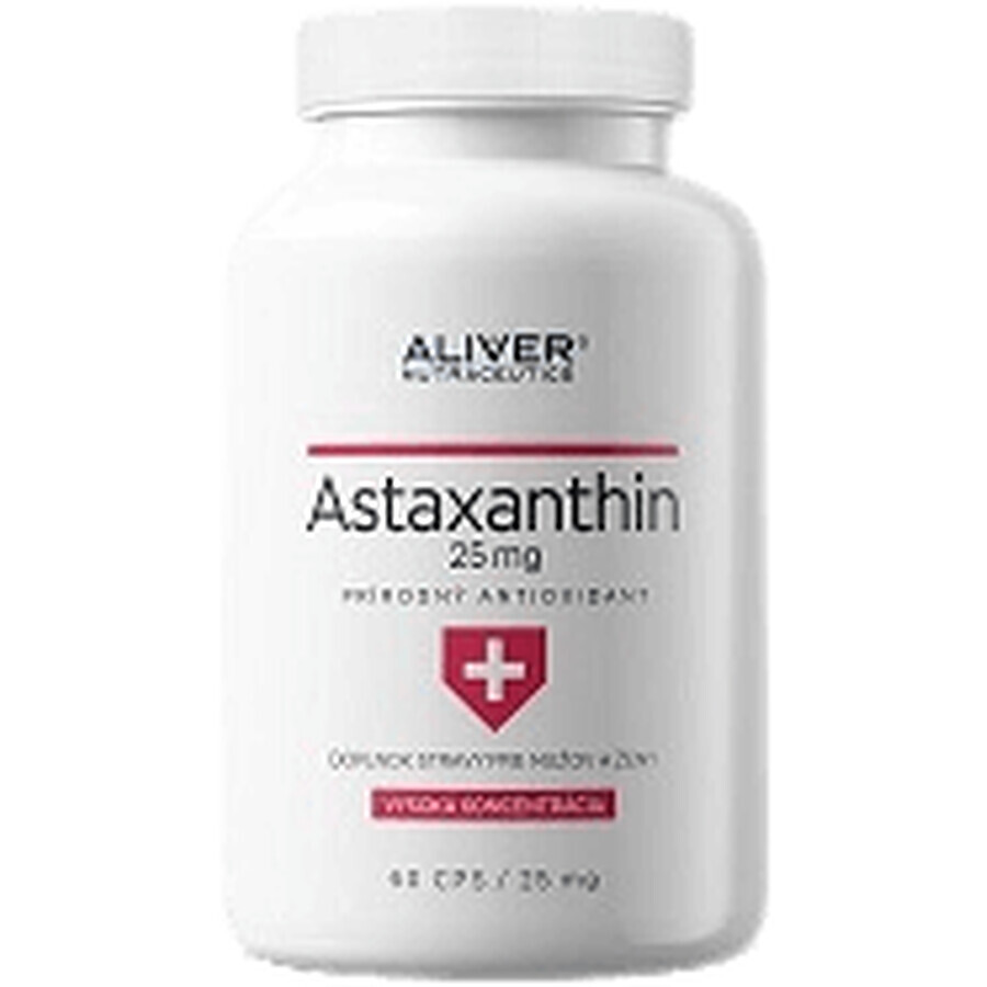 Aliver Nutraceutics Astaxantină 25 mg 60 capsule