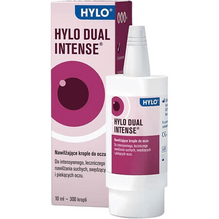 Hylo oogverzorging Hylo dual intense vochtinbrengende oogdruppels 10 ml