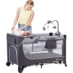 Kinderkraft Leody reiswieg met accessoires Leody Grijs
