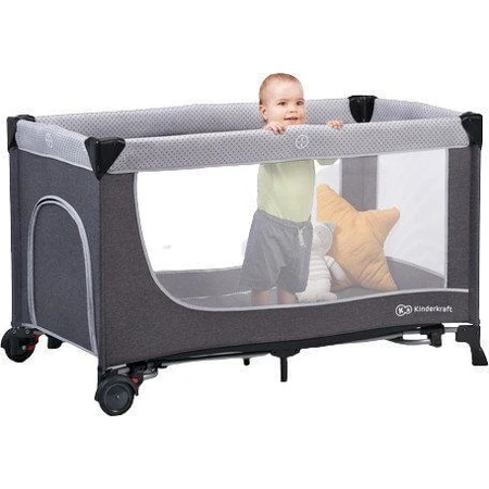Kinderkraft Leody reiswieg met accessoires Leody Grijs