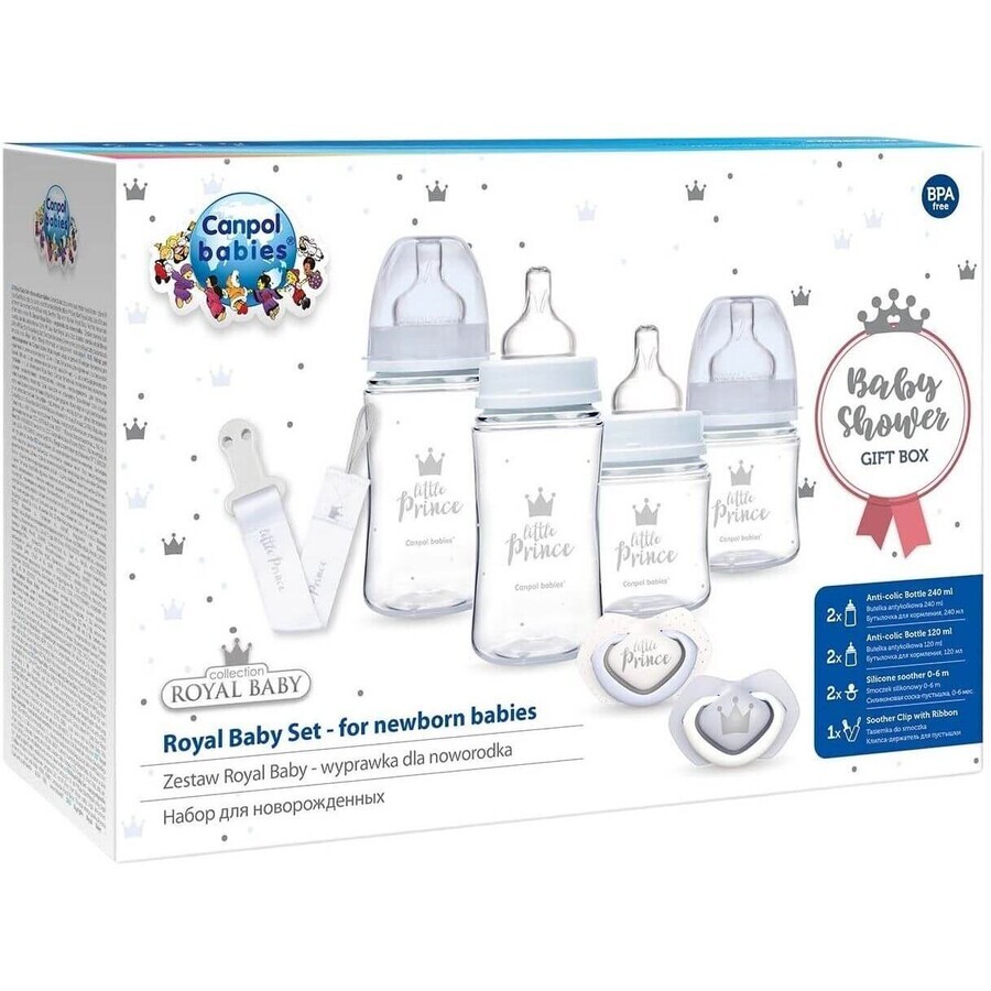 Canpol babies Royal Royal Baby set neonato blu