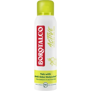 Borotalco Active Citrus en Limoen Fresh Antiperspirant Deodorant Spray Unisex 150 ml