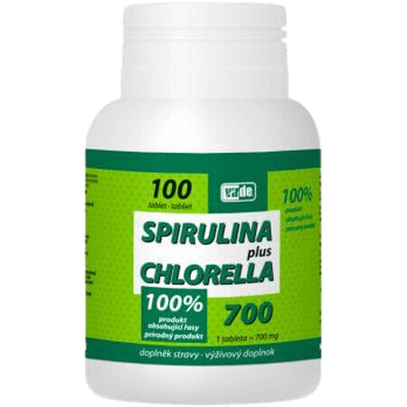 Virde SPIRULINA+CLORELLA 100 comprimidos