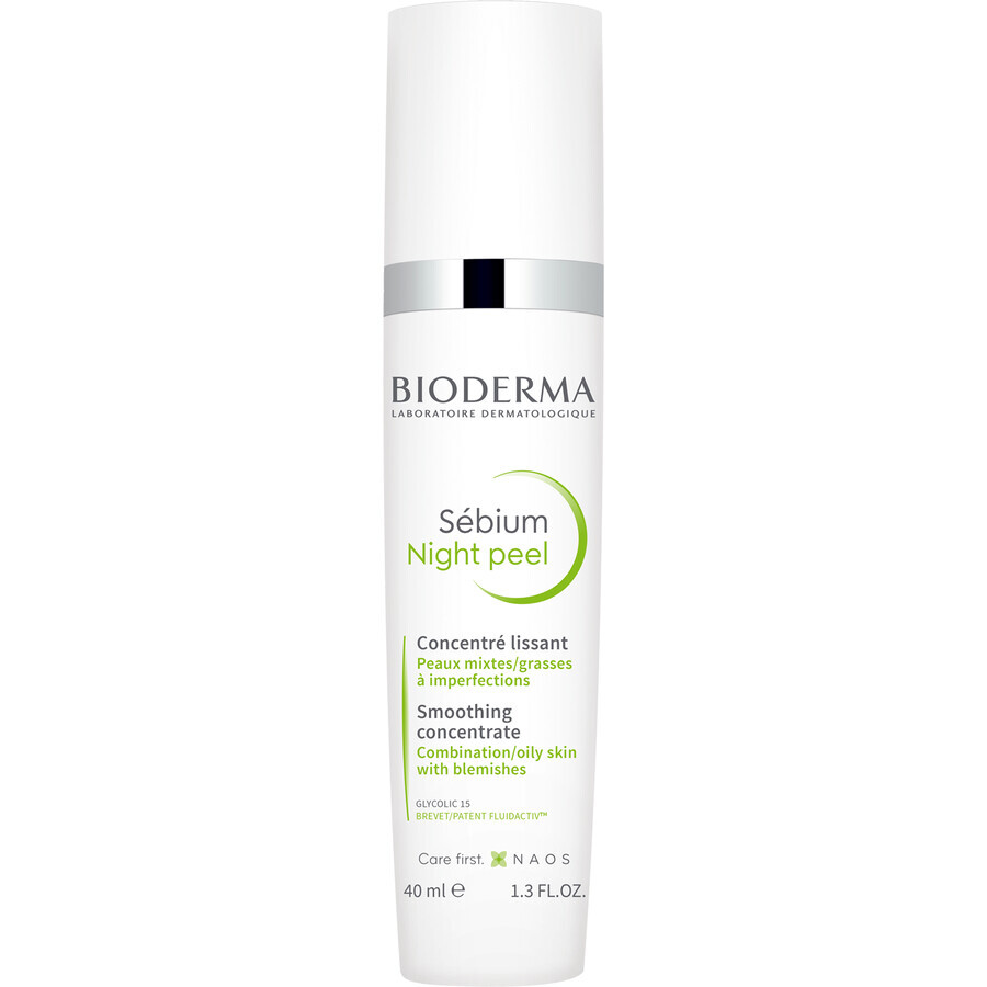 Bioderma Sébium Night Peeling Zachte chemische peeling 40 ml