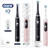 Oral-B EL.ZK Duo iO Serie 6 Duo Pack Zwart&Roze + houder + doosje