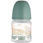 Canpol baby Bottiglia anticolica EasyStart MOUNTAIS MOUNTAIS verde 120 ml