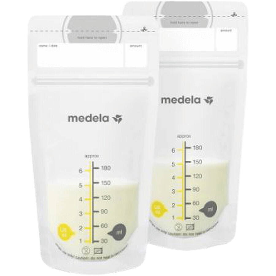 Pungi de depozitare a laptelui matern Medela 50 x 180 ml