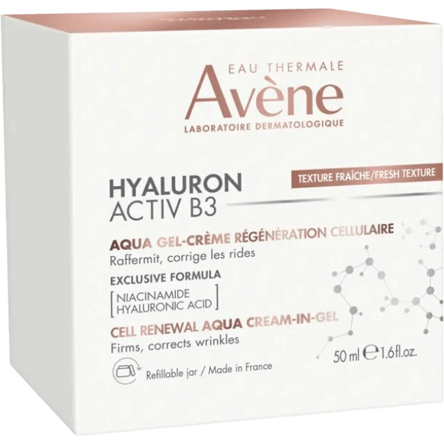 Avène Hyaluron Activ B3 Aqua gel cremă pentru reînnoirea celulară 50 ml