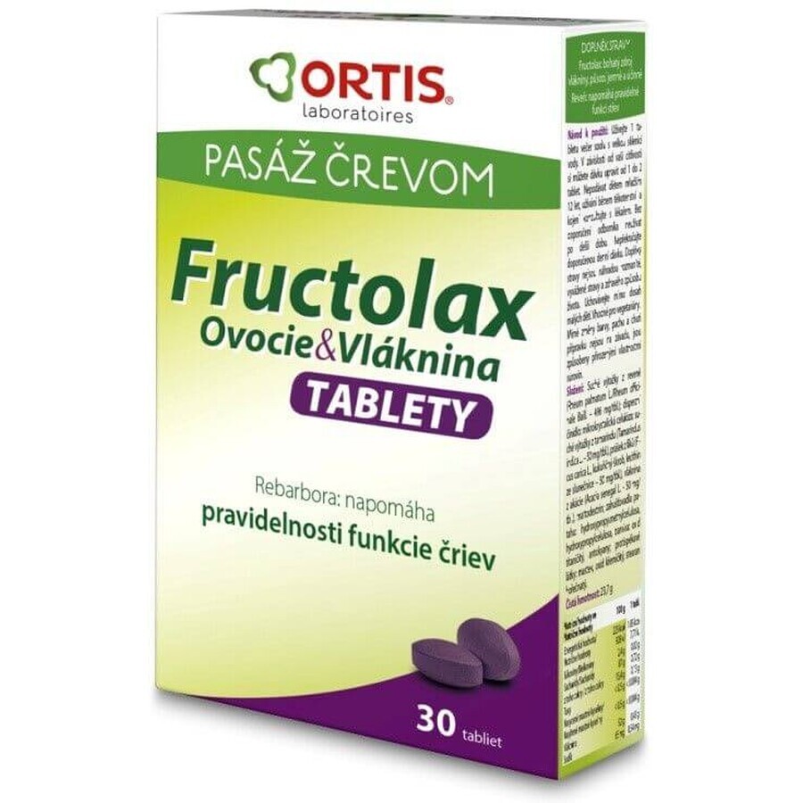 Fructolax Fruit & Vezels 30 tabletten