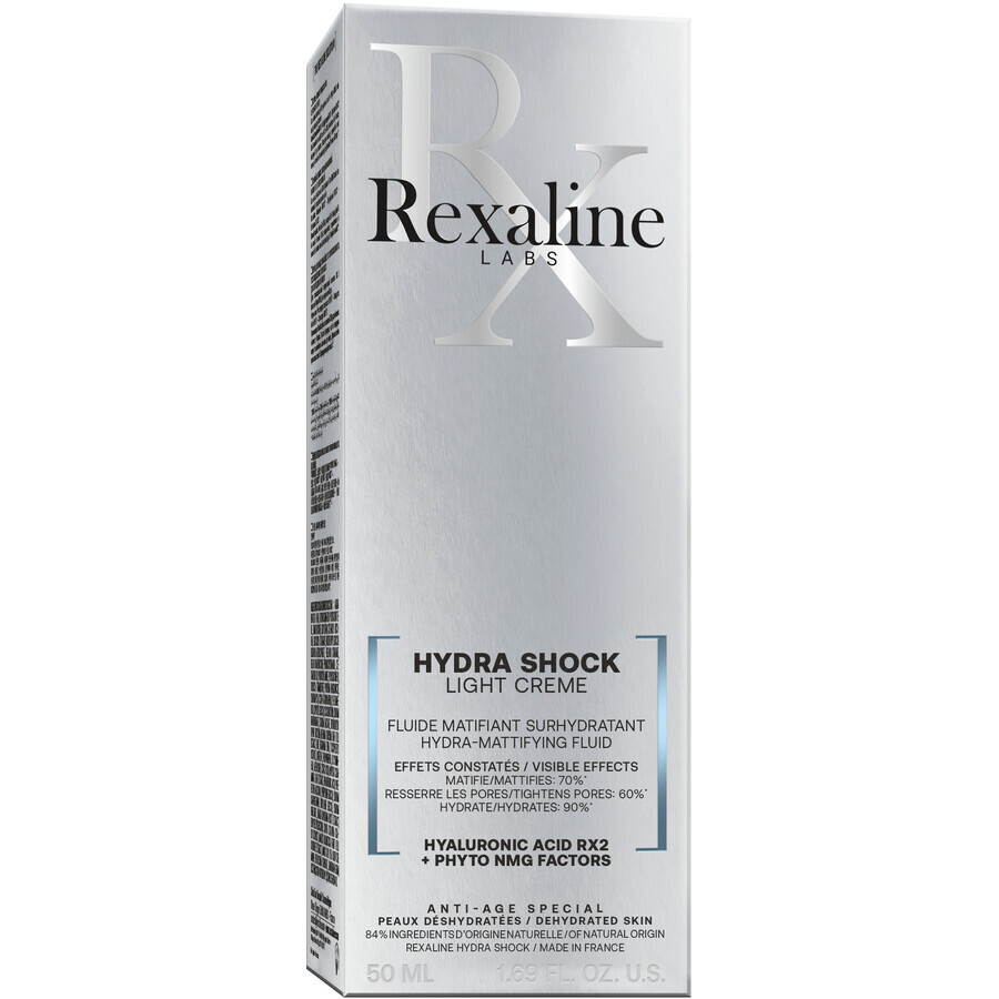 Rexaline Hydra Shock Cremă hidratantă ușoară 50 ml