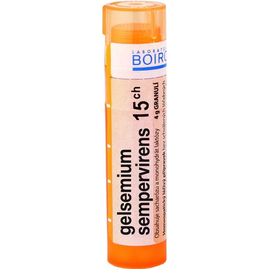 Boiron Gelsemium Sempervirens CH15 korrel 4 g