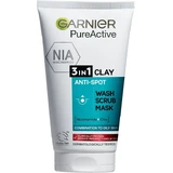 Garnier Skin Naturals Pure Cleansing Scrub 3 en 1, 150 ml