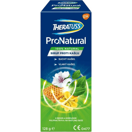 TheraTuss ProNatural natural syrup for dry and wet cough 128 g