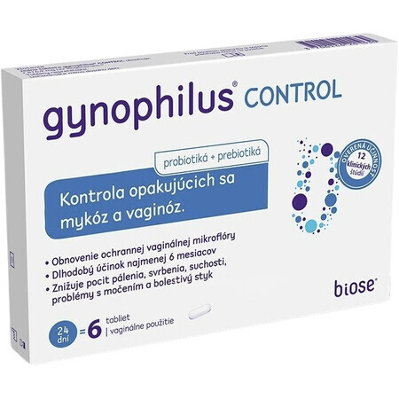 Gynophilus CONTROL comprimidos vaginales 6 uds.