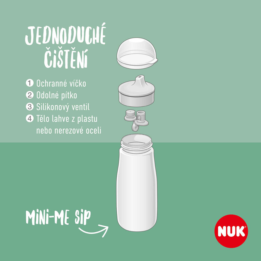 Nuk Plastikflasche Mini-Me SIP lila 300 ml