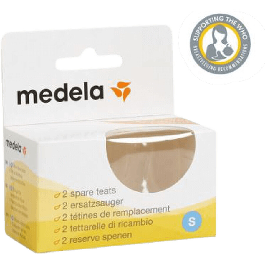 Medela Tetina de recambio para biberón M 2 unid.