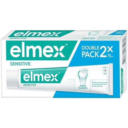 Elmex Sensitive tandpasta duopack 2 x 75 ml