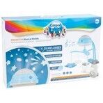 Canpol baby's Elektrische draaimolen met projector STARS blauw