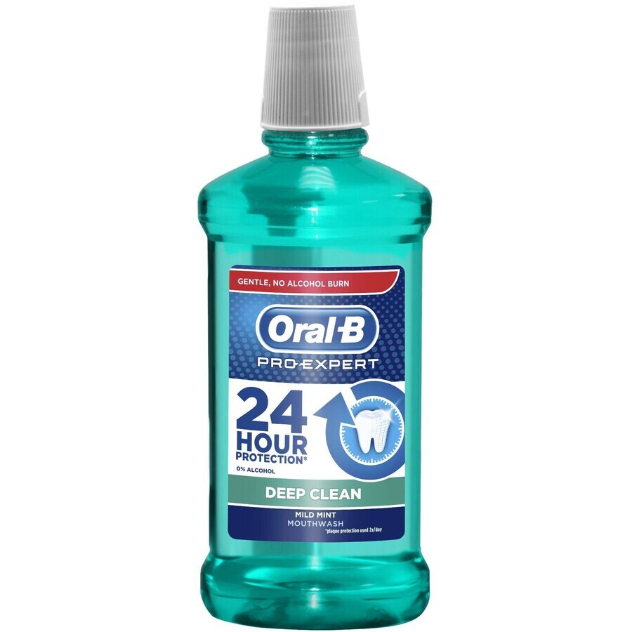 Oral-B Pro-Expert Deep Cleansing Mouthwash, Mild Mint 500 ml