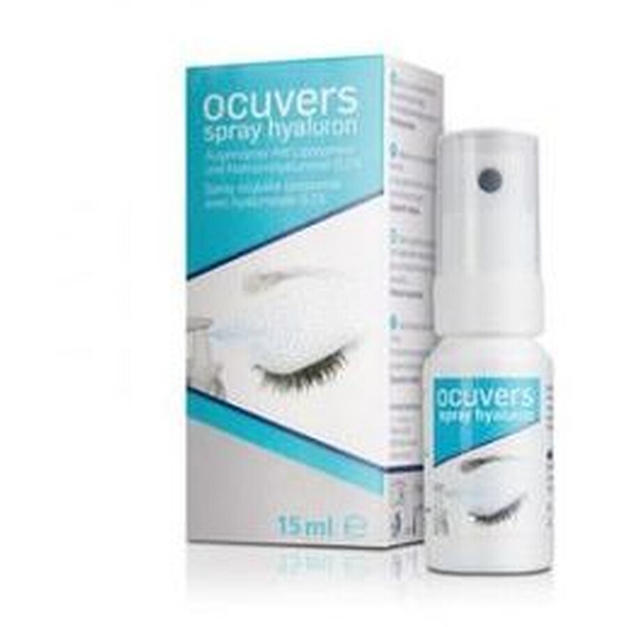 Ocuvers spray eye drops with hyaluron spray, liposomes and sodium hyaluronate 15 ml