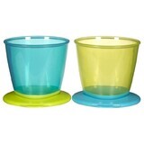 Tommee Tippee Set of blue-green food containers 2 x 120 ml