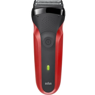 Afeitadora Braun Series 3 300, roja