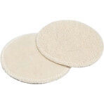 Tierra Verde Cosmetic Velour pad - large 9cm avec côté éponge 2 pcs