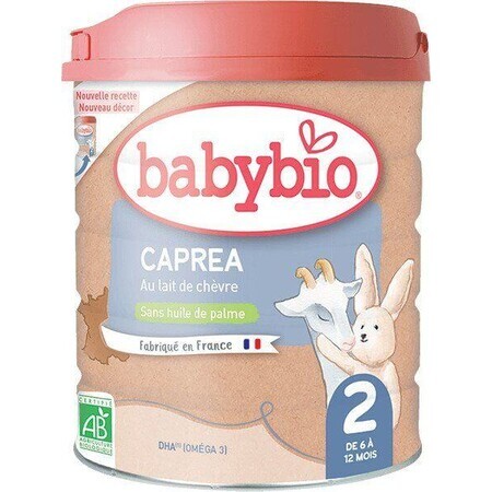 Babybio Caprea 2 Fortsetzung Bio-Ziegenmilch für Säuglinge 800 g