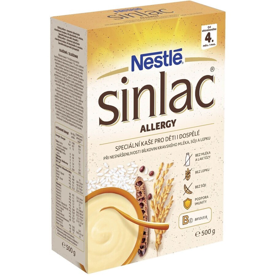 Nestlé Sinlac Porridge ohne Milch 500 g