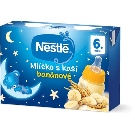 Latte Nestlé con purè di banane 6 mesi 2 x 200 ml