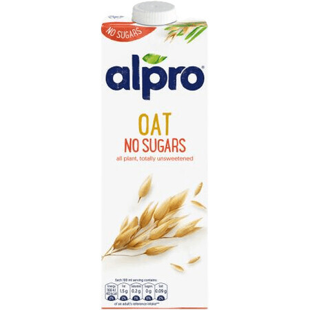 Bebida de avena sin azúcar Alpro 1 litro