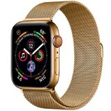 Coteetci correa magnética de acero para Apple Watch 42/44mm oro