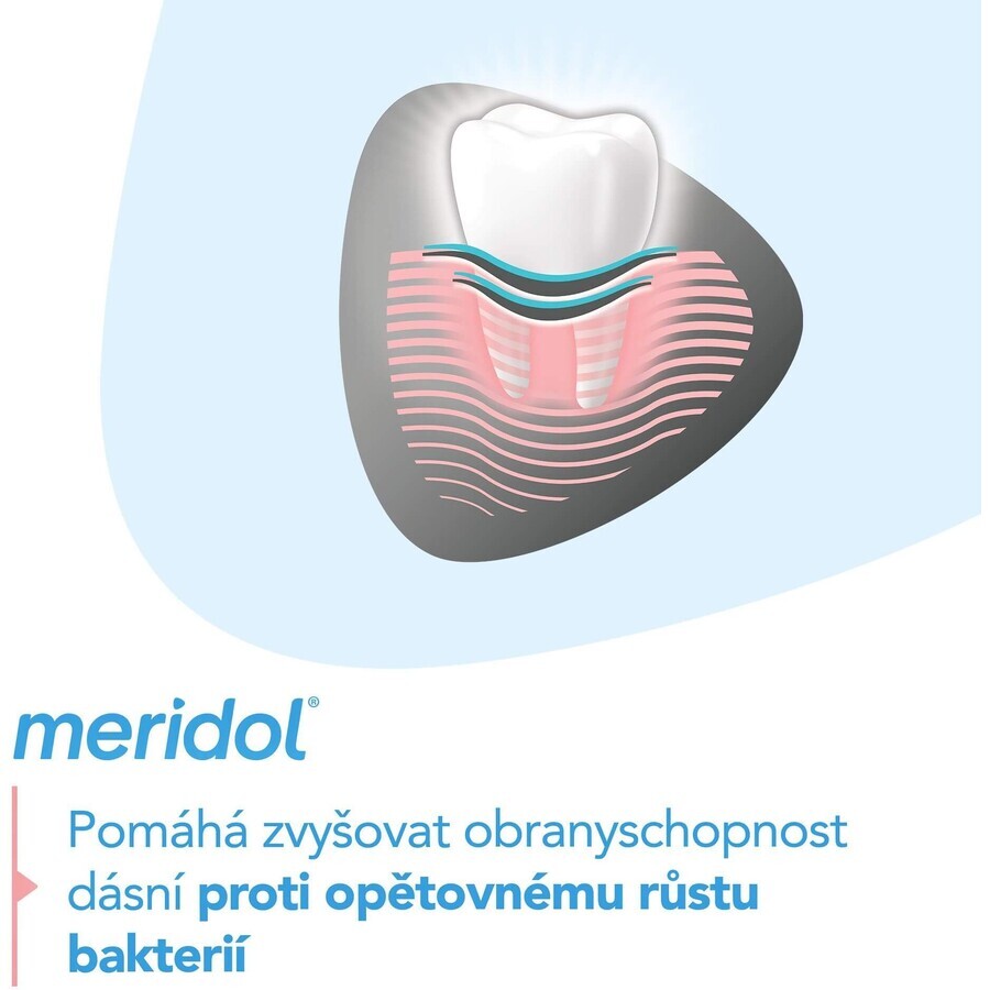 Dentifricio Meridol Protezione Gengive & Bianco Delicato 3 x 75 ml