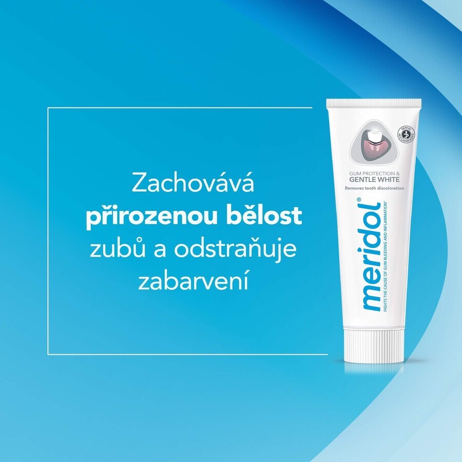 Dentifricio Meridol Protezione Gengive & Bianco Delicato 3 x 75 ml