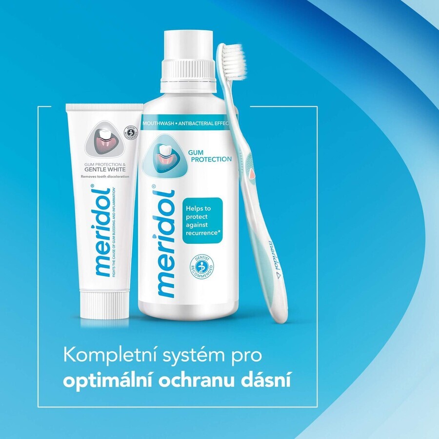 Dentifricio Meridol Protezione Gengive & Bianco Delicato 3 x 75 ml