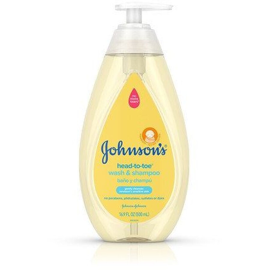 Johnson's Baby Baie de bebeluși pentru întregul corp și păr 500 ml