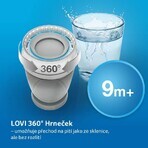 LOVI Mug 360 WILD SOUL 9 m+ fată, 250 ml