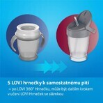 LOVI Mug 360 WILD SOUL 9 m+ fată, 250 ml