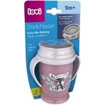 LOVI Mug 360 WILD SOUL 9 m+ fată, 250 ml