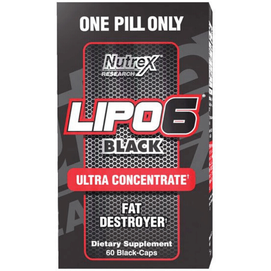 Nutrex Lipo 6 Black Ultra Concentrate 60 capsules