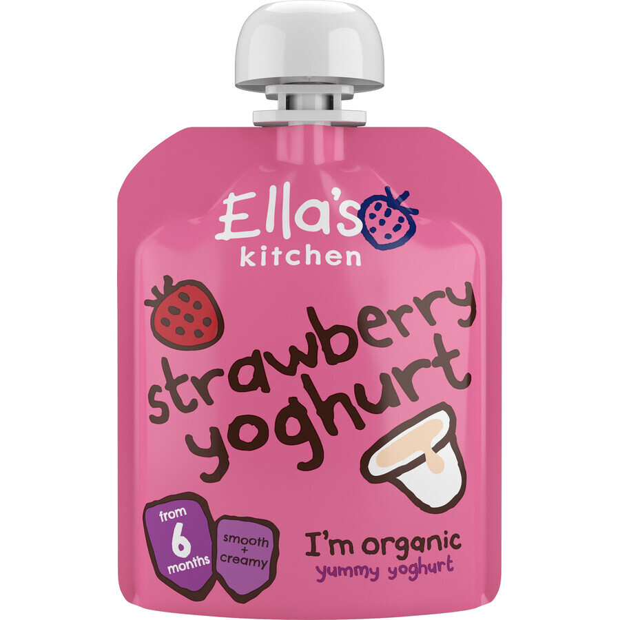 Ella's Kitchen Fraises bio au yaourt 90 g