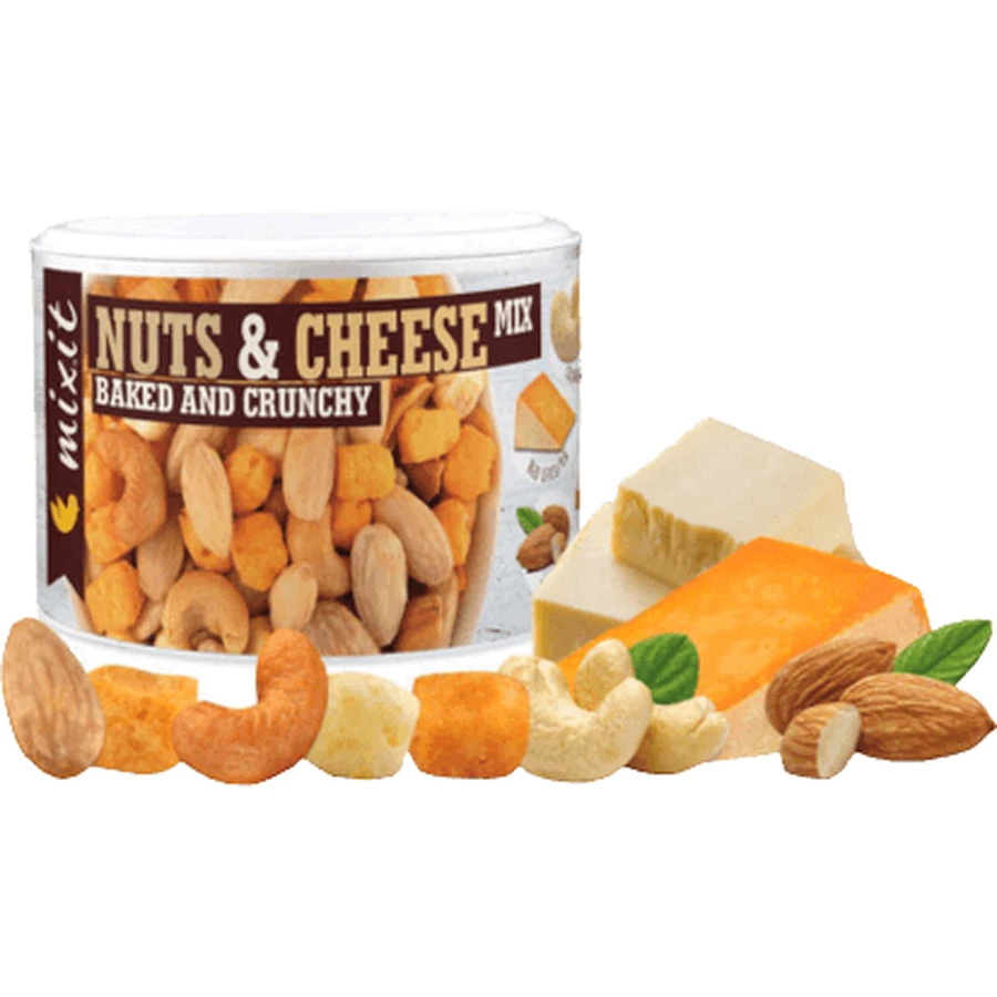 Mixit Mix di noci tostate e formaggio croccante 120 g