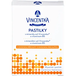Vincentka pastilles de fruits 18 pièces