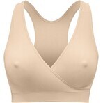 Reggiseno notturno per maternità e allattamento Medela Keep Cool, beige L