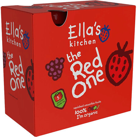 Ella's Kitchen BIO Red One purée de fruits avec fraises 5 x 90 g