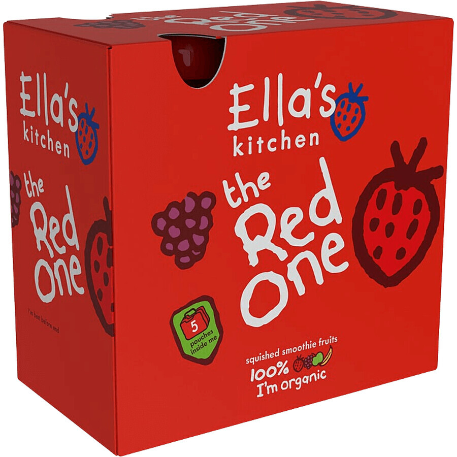 Ella's Kitchen BIO Red One purée de fruits avec fraises 5 x 90 g